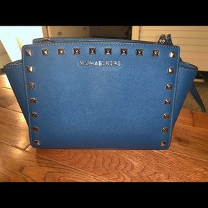Blue studded Micheal Kors crossbody